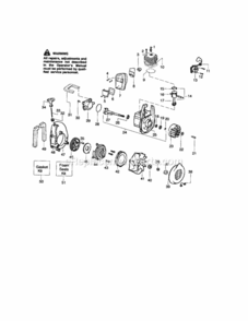Page B Diagram and Parts List for 358794945  Craftsman Leaf Blower / Vacuum