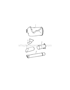 Page C Diagram and Parts List for 358794961  Craftsman Leaf Blower / Vacuum