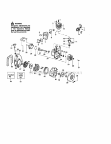 Page B Diagram and Parts List for 358794964  Craftsman Leaf Blower / Vacuum