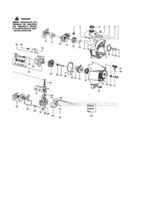 Page B Diagram and Parts List for 358795160  Craftsman Trimmer