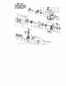 Page B Diagram and Parts List for 358795180  Craftsman Trimmer