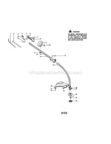 Page A Diagram and Parts List for 358795191  Craftsman Trimmer