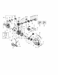 Page B Diagram and Parts List for 358795310  Craftsman Trimmer