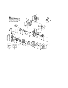 Page B Diagram and Parts List for 358795341  Craftsman Leaf Blower / Vacuum