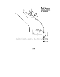 Page A Diagram and Parts List for 358795510  Craftsman Trimmer