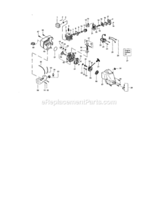 Page B Diagram and Parts List for 358795510  Craftsman Trimmer