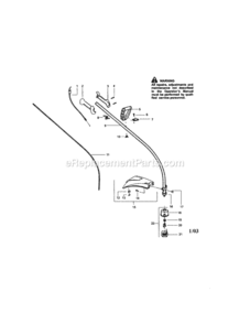 Page A Diagram and Parts List for 358795511  Craftsman Trimmer