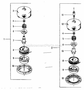 Page D Diagram and Parts List for 358795520  Craftsman Trimmer