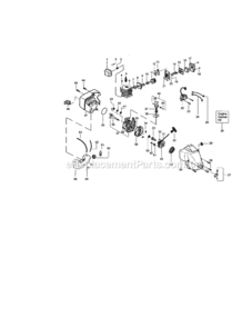 Page B Diagram and Parts List for 358795521  Craftsman Trimmer