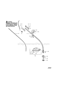 Page A Diagram and Parts List for 358795530  Craftsman Trimmer