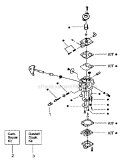 Carburetor - Wa226 Diagram and Parts List for 358795541  Craftsman Trimmer