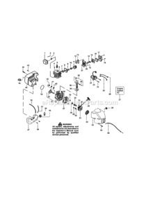 Page B Diagram and Parts List for 358795542  Craftsman Trimmer