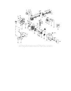 Page B Diagram and Parts List for 358795550  Craftsman Trimmer