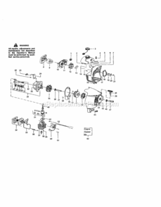 Page B Diagram and Parts List for 358795560  Craftsman Trimmer
