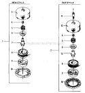 Cutting Head Diagram and Parts List for 358795580  Craftsman Trimmer