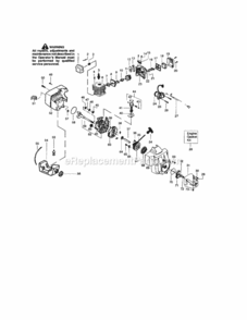 Page B Diagram and Parts List for 358795590  Craftsman Trimmer