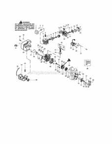 Page B Diagram and Parts List for 358795591  Craftsman Trimmer