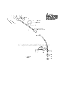 Part Location Diagram of 530055410 Craftsman Decal-Shaft Warning