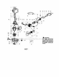 Page C Diagram and Parts List for 358795631  Craftsman Hedge Trimmer