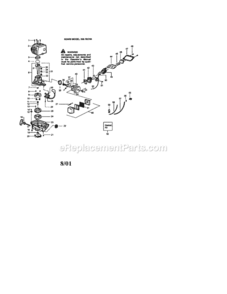 Page A Diagram and Parts List for 358795700  Craftsman Hedge Trimmer
