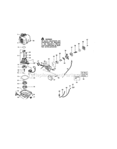 Page B Diagram and Parts List for 358795721  Craftsman Hedge Trimmer