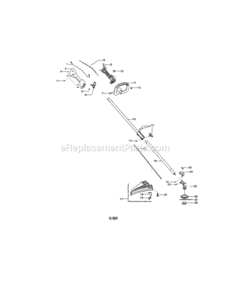Page A Diagram and Parts List for 358795920  Craftsman Trimmer