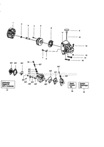 Page C Diagram and Parts List for 358796090  Craftsman Trimmer