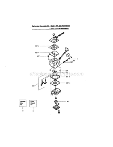 Page C Diagram and Parts List for 358796100  Craftsman Trimmer
