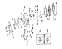 Part Location Diagram of 36388 Tecumseh Crankshaft Assy.