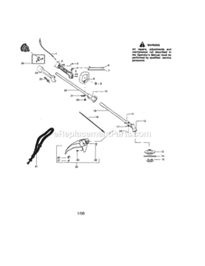Page A Diagram and Parts List for 358796160  Craftsman Trimmer