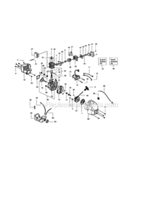 Page B Diagram and Parts List for 358796280  Craftsman Trimmer