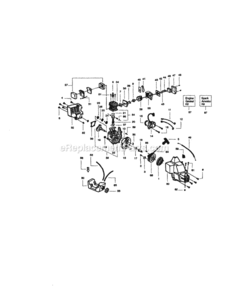 Page B Diagram and Parts List for 358796290  Craftsman Trimmer