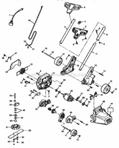 Part Location Diagram of 534396305 Craftsman Latch Side P