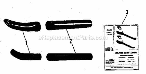 Page A Diagram and Parts List for 358796980  Craftsman Leaf Blower / Vacuum