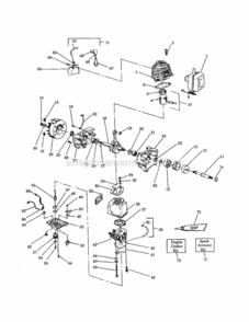 Page C Diagram and Parts List for 358796982  Craftsman Leaf Blower / Vacuum
