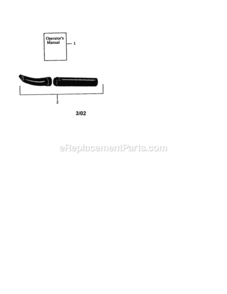 Page A Diagram and Parts List for 358796991  Craftsman Leaf Blower / Vacuum
