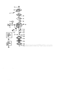 Page B Diagram and Parts List for 358796991  Craftsman Leaf Blower / Vacuum
