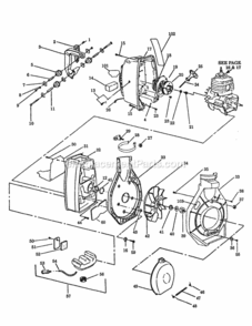 Page C Diagram and Parts List for 358796991  Craftsman Leaf Blower / Vacuum