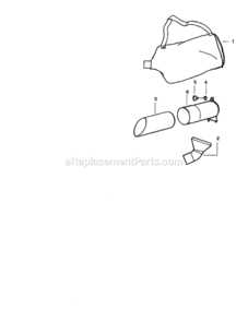 Page D Diagram and Parts List for 358797020  Craftsman Leaf Blower / Vacuum