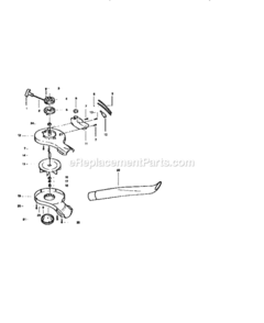 Part Location Diagram of 530053182 Craftsman Deflector
