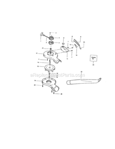 Page A Diagram and Parts List for 358797203  Craftsman Leaf Blower / Vacuum