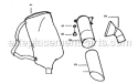 Page D Diagram and Parts List for 358797290  Craftsman Leaf Blower / Vacuum