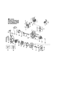 Page B Diagram and Parts List for 358797300  Craftsman Leaf Blower / Vacuum