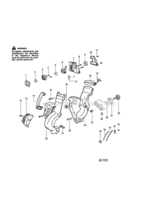 Page A Diagram and Parts List for 358797301  Craftsman Leaf Blower / Vacuum