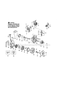 Page B Diagram and Parts List for 358797301  Craftsman Leaf Blower / Vacuum