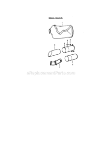 Page D Diagram and Parts List for 358797320  Craftsman Leaf Blower / Vacuum