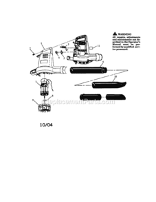 Part Location Diagram of 530-351455 Craftsman Connect Nozzle