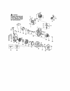 Page B Diagram and Parts List for 358797341  Craftsman Leaf Blower / Vacuum