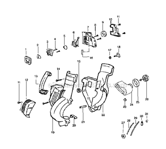 Part Location Diagram of 530056687 Craftsman Shroud Lh Re