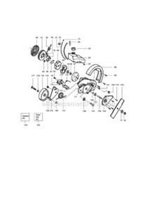 Gear_BoxFuel_TankFront_Wheel Diagram and Parts List for 358797450  Craftsman Edger